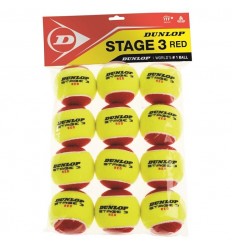 Dunlop Stage 3 Red 12 palle